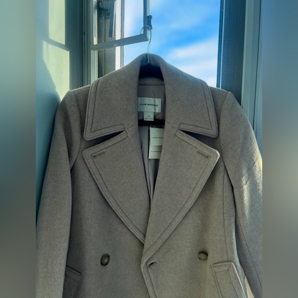 COPY - Daylina Coat / Club Monaco Long Wool Jacket / Brand New / Never w… - Picture 1 of 6